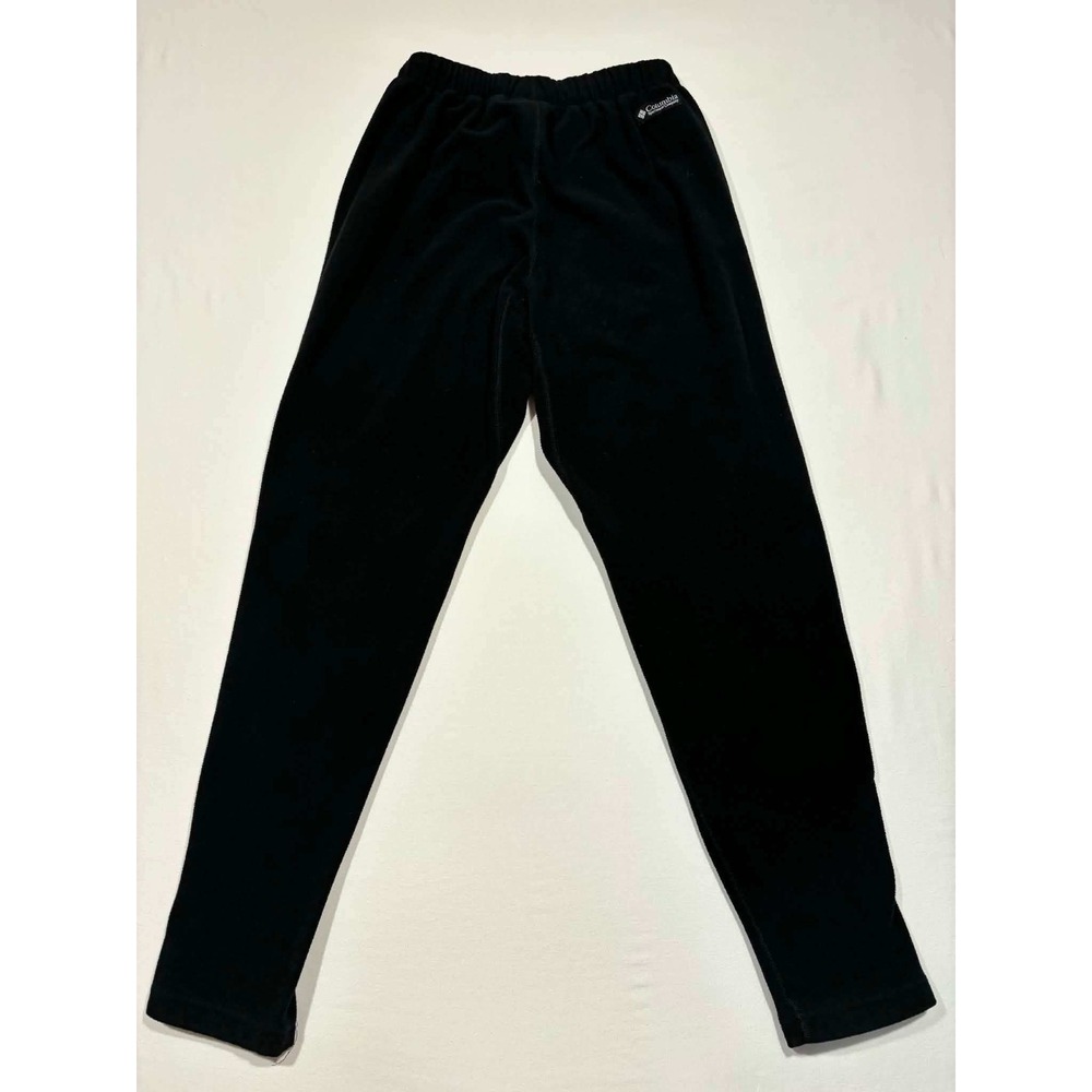 Columbia Omni Therm Stretch Fleece Pants Black Women Small‎ Athletic Legging